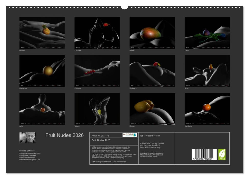 Fruit Nudes 2026 (CALVENDO Premium Wandkalender 2026)