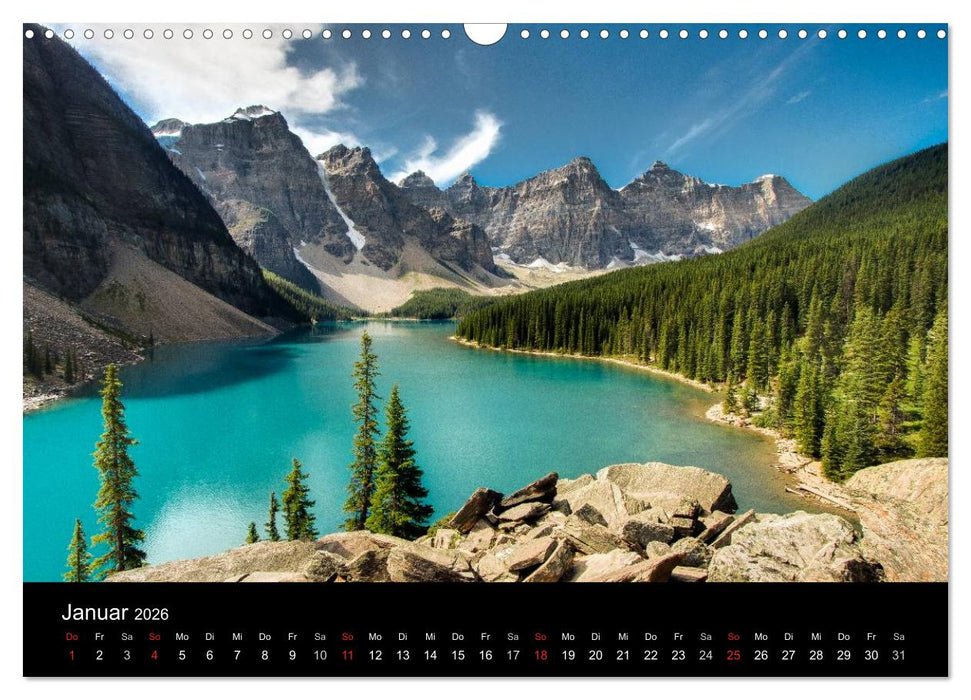 Die Landschaften Nordamerikas (CALVENDO Wandkalender 2026)