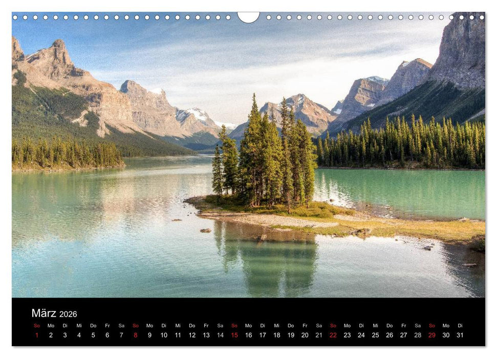 Die Landschaften Nordamerikas (CALVENDO Wandkalender 2026)