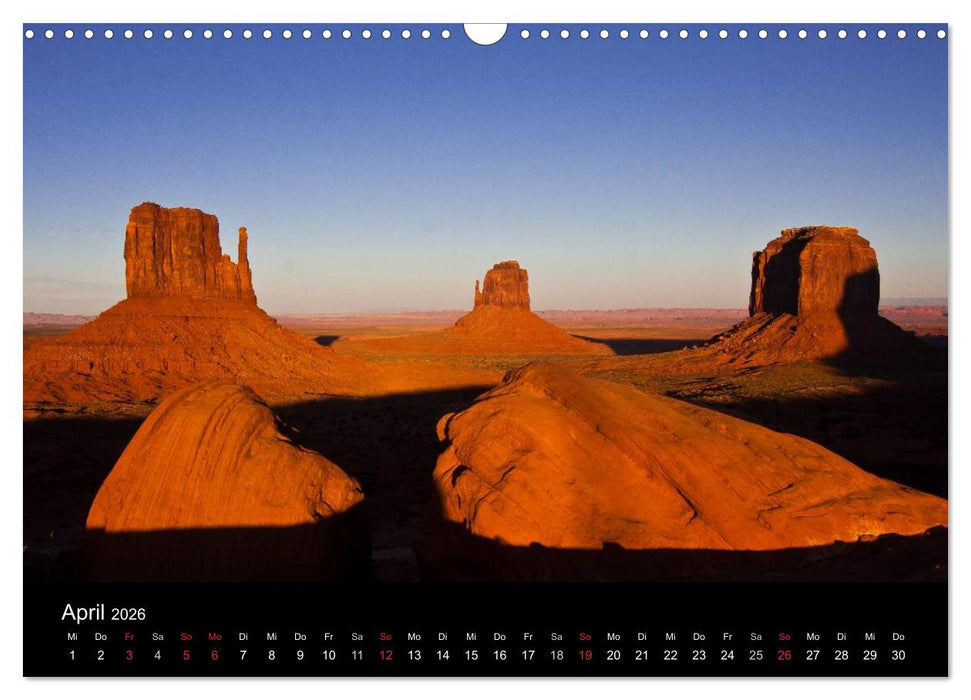 Die Landschaften Nordamerikas (CALVENDO Wandkalender 2026)