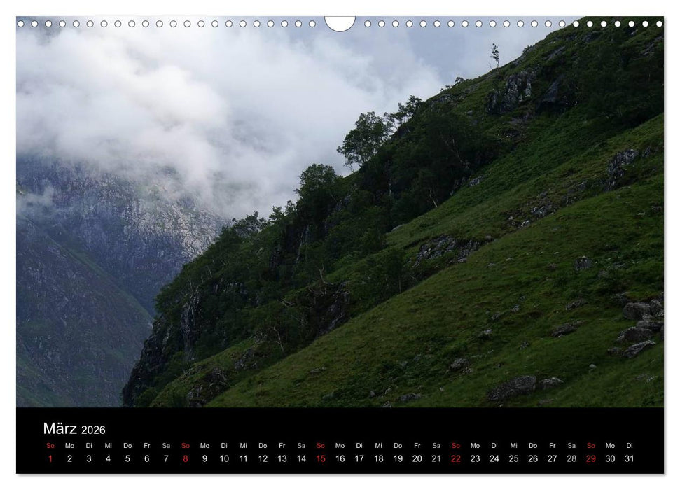 Schottland 2026 (CALVENDO Wandkalender 2026)