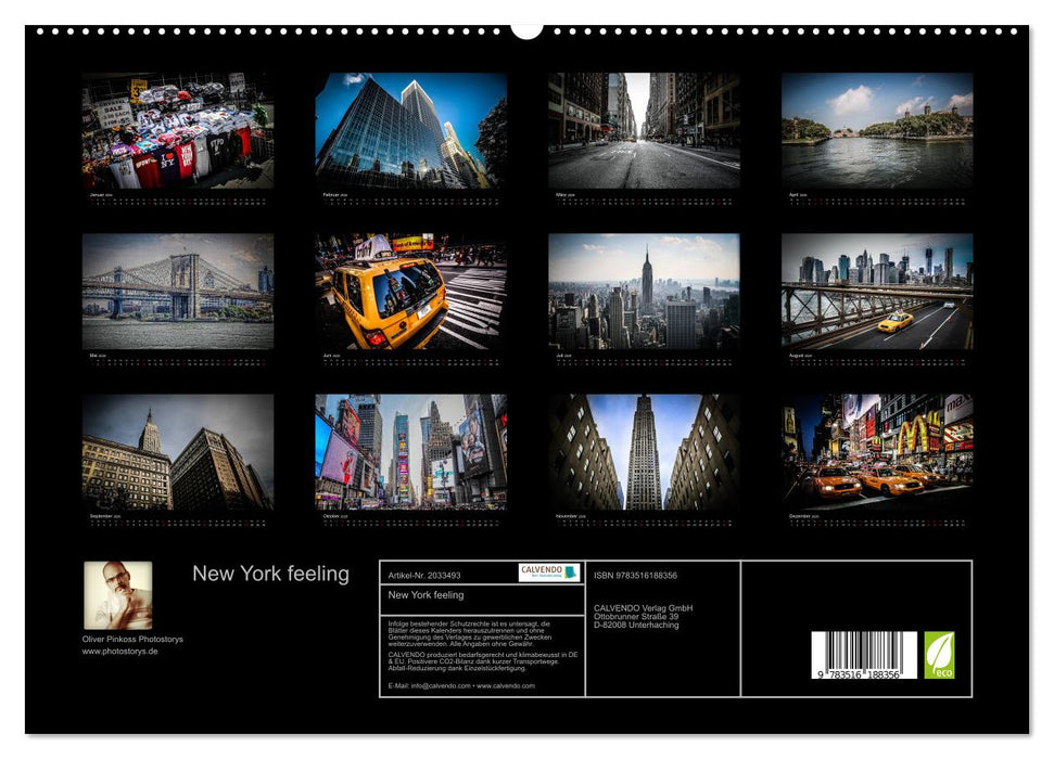 New York feeling (CALVENDO Premium Wandkalender 2026)