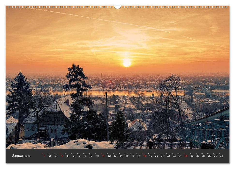 Barockstadt Dresden (CALVENDO Premium Wandkalender 2026)