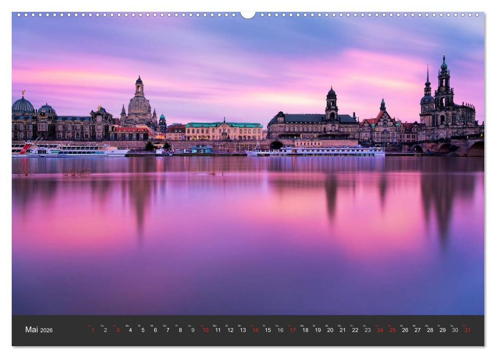 Barockstadt Dresden (CALVENDO Premium Wandkalender 2026)
