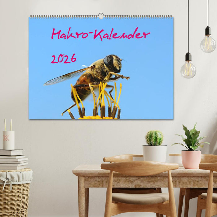 Makro-Kalender 2026 (CALVENDO Wandkalender 2026)