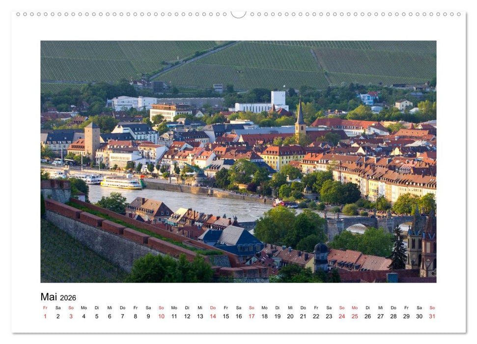 Würzburg - Im Lauf der Jahreszeiten (CALVENDO Wandkalender 2026)