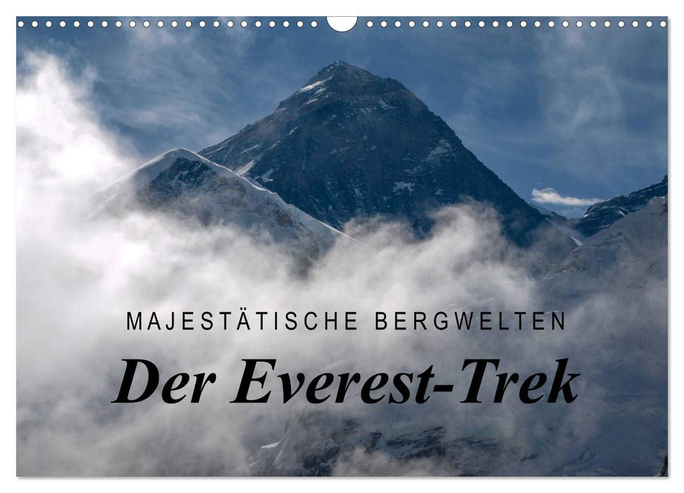 Majestätische Bergwelten - Der Everest Trek (CALVENDO Wandkalender 2026)