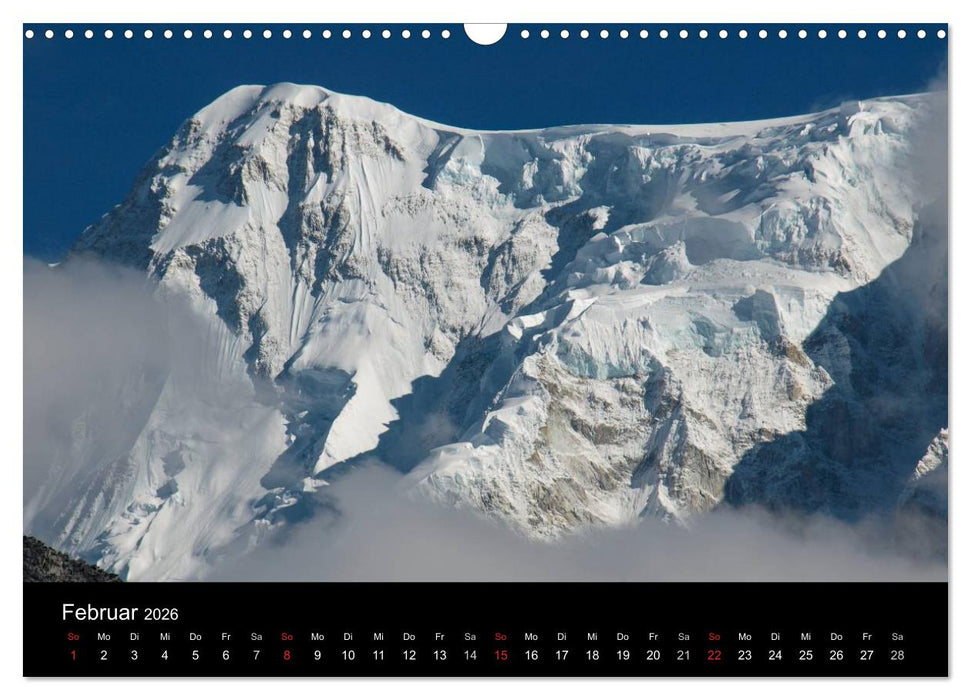 Majestätische Bergwelten - Der Everest Trek (CALVENDO Wandkalender 2026)