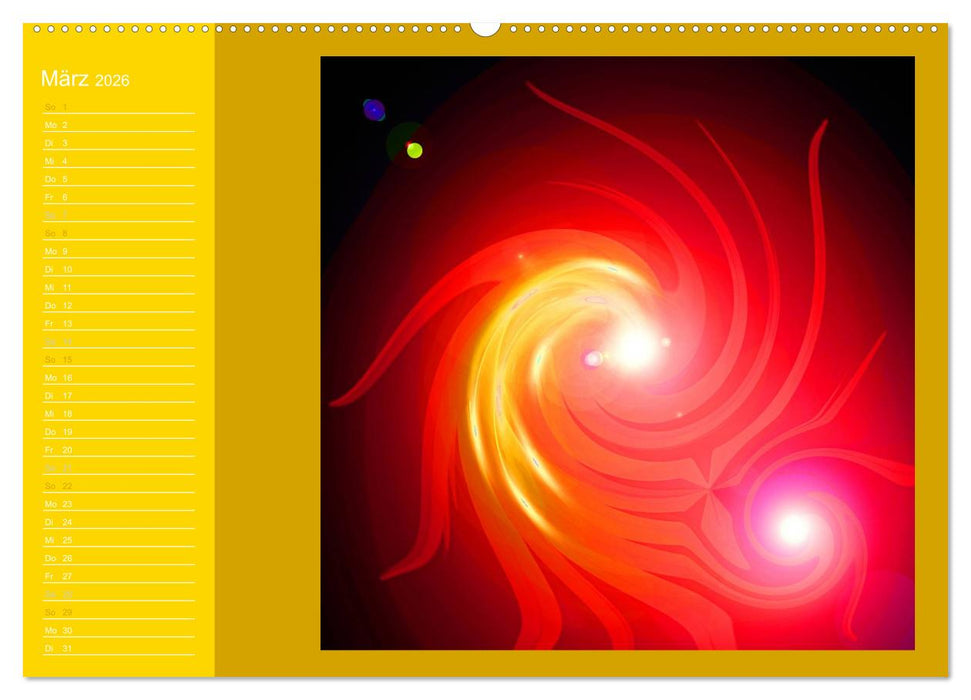 Energie-Spiralen 2026 (CALVENDO Premium Wandkalender 2026)