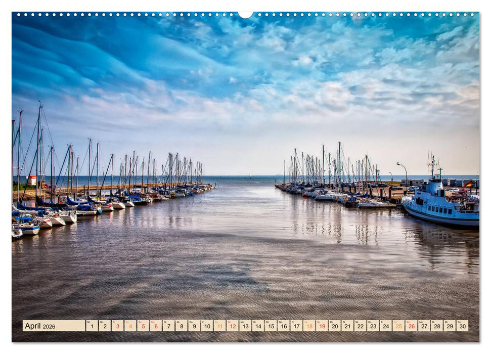 Friesland - Watt und Nordsee (CALVENDO Wandkalender 2026)