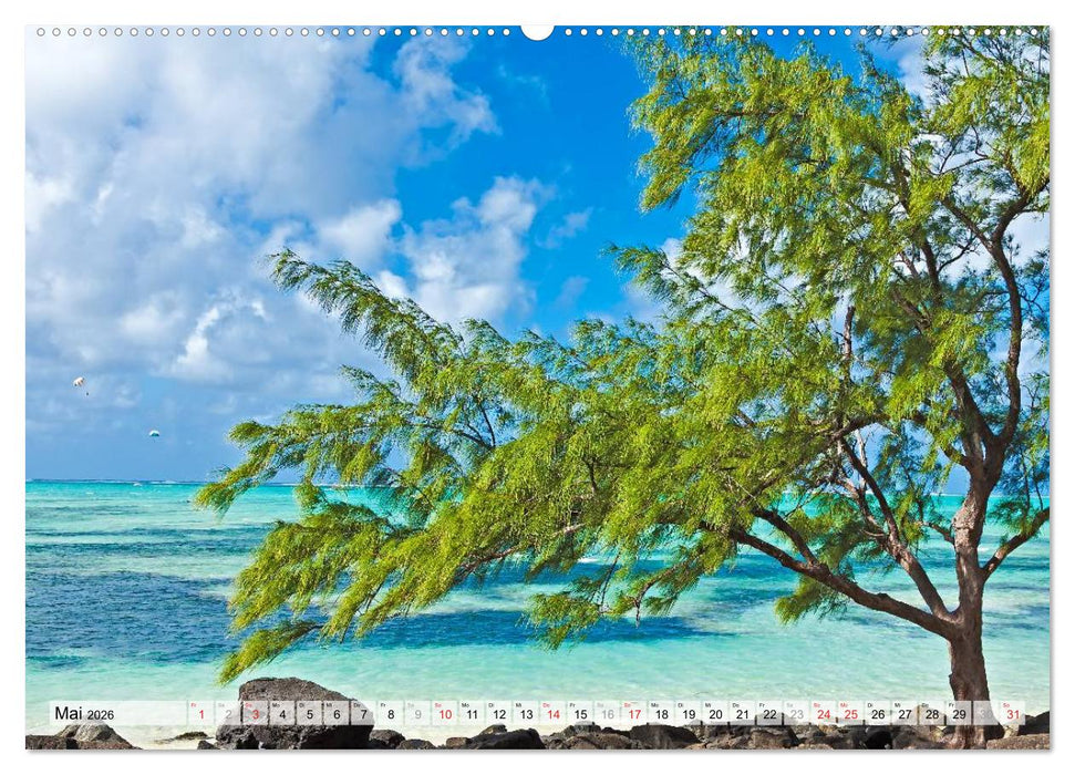 Mauritius - Perle im Indischen Ozean (CALVENDO Wandkalender 2026)