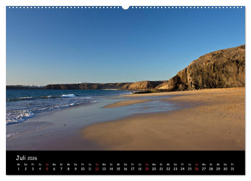 Lanzarote - Insel der Vulkane (CALVENDO Premium Wandkalender 2026)
