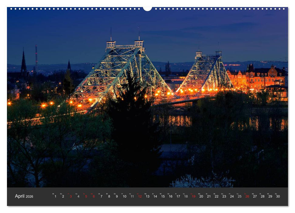 Barockstadt Dresden (CALVENDO Wandkalender 2026)