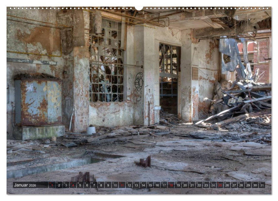 Lost Places in Deutschland 2026 (CALVENDO Premium Wandkalender 2026)