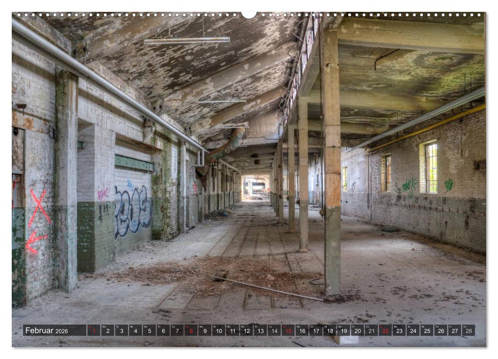Lost Places in Deutschland 2026 (CALVENDO Premium Wandkalender 2026)