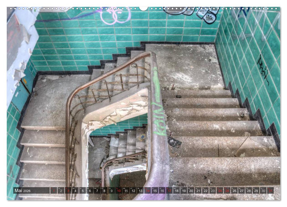 Lost Places in Deutschland 2026 (CALVENDO Premium Wandkalender 2026)