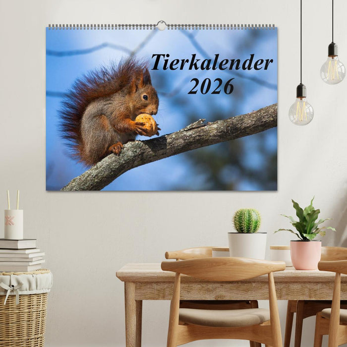 Tierkalender 2026 (CALVENDO Wandkalender 2026)