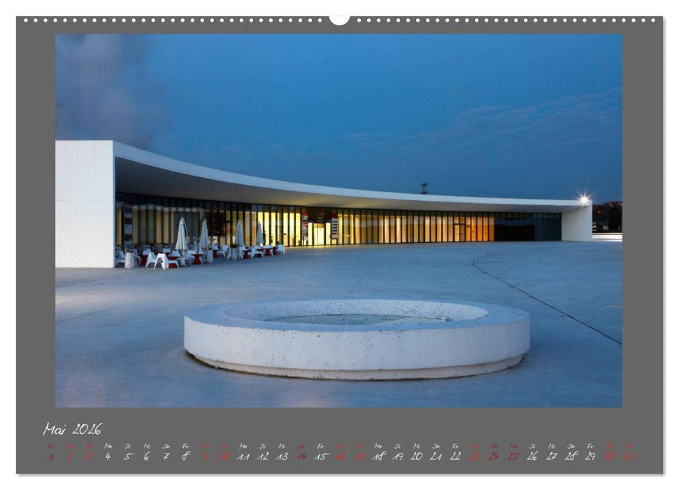 Moderne Architektur - Oscar Niemeyer Kulturzentrum (CALVENDO Wandkalender 2026)