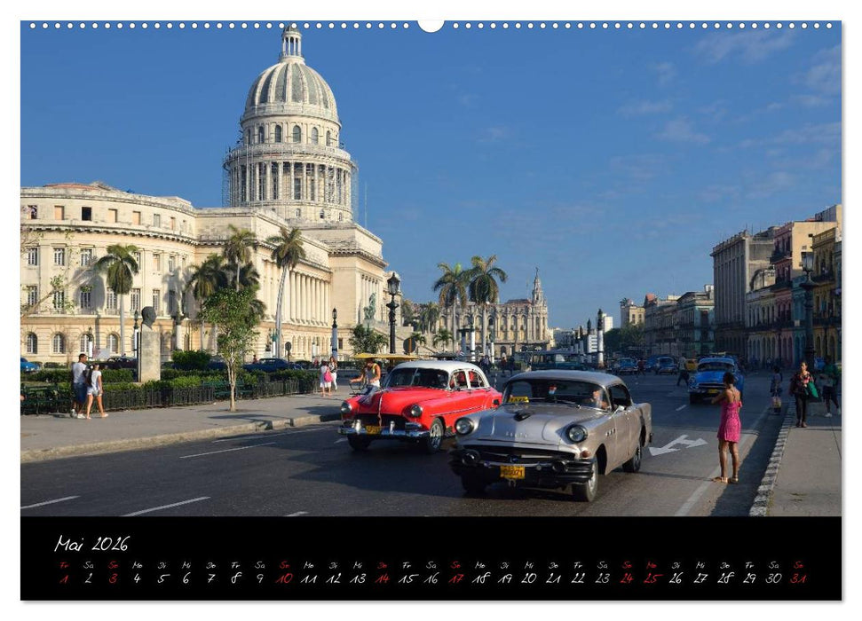 La Habana / Havanna (CALVENDO Premium Wandkalender 2026)