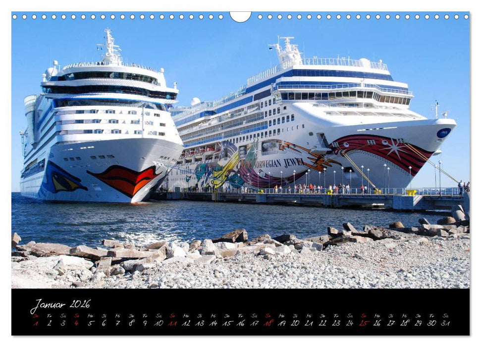 Kreuzfahrt zu den Metropolen der Ostsee - Conrad Stein Verlag (CALVENDO Wandkalender 2026)