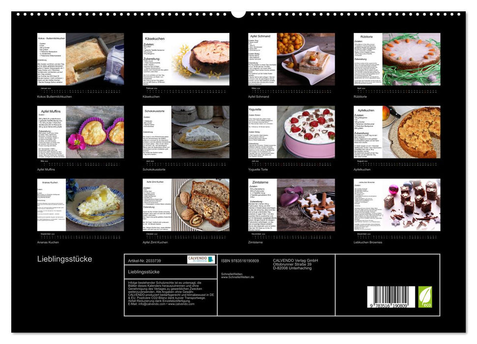 Lieblingsstücke (CALVENDO Premium Wandkalender 2026)