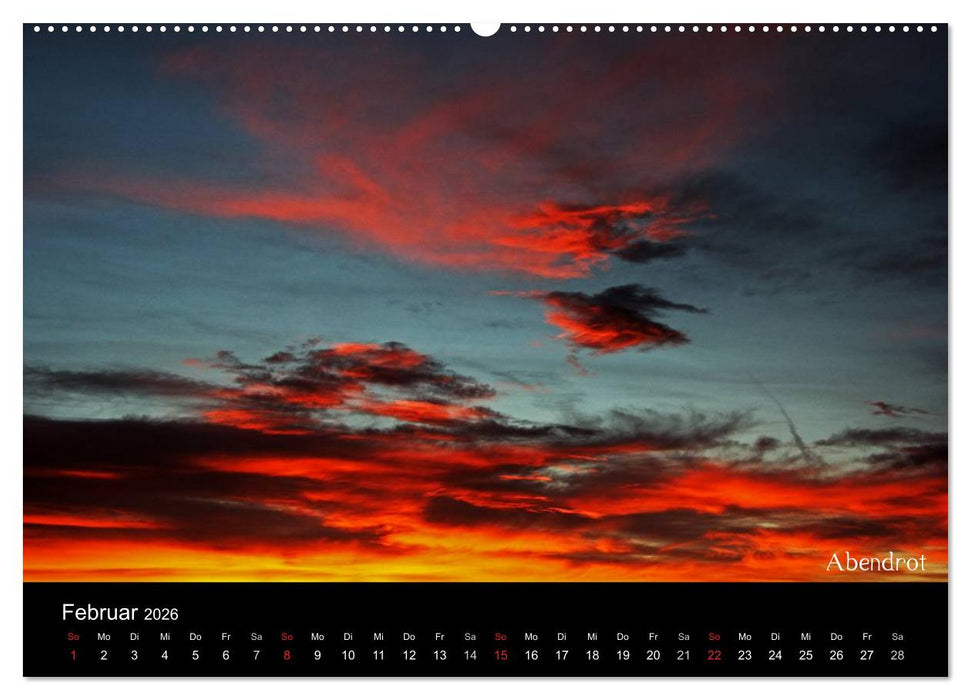 Wolken-Kunstwerke (CALVENDO Wandkalender 2026)