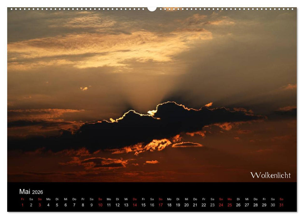 Wolken-Kunstwerke (CALVENDO Wandkalender 2026)