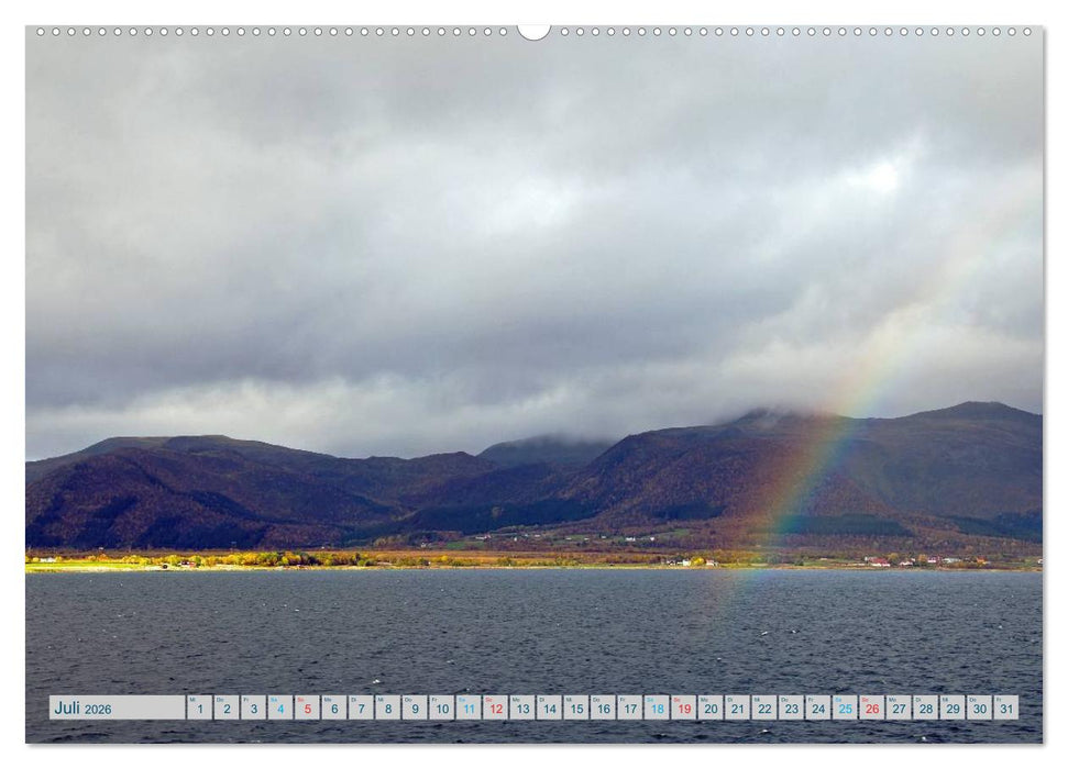 Norwegen - Hurtigruten (CALVENDO Premium Wandkalender 2026)