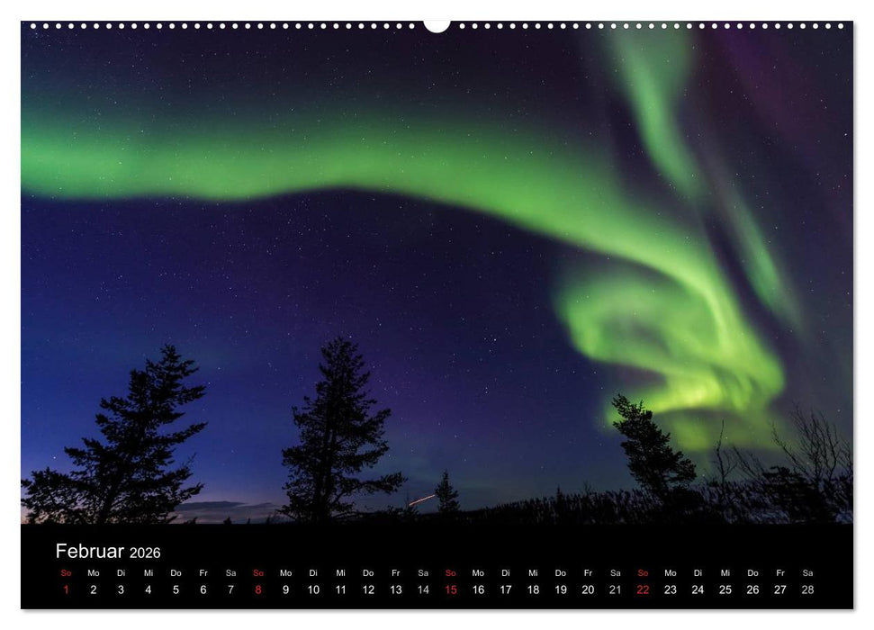 Nordlichter (CALVENDO Premium Wandkalender 2026)