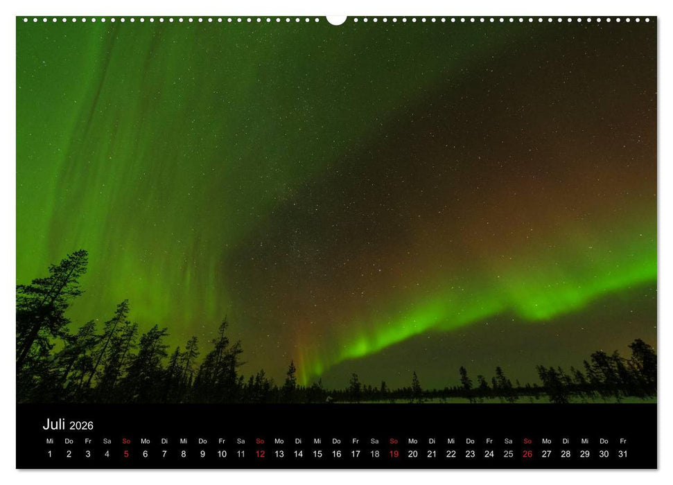 Nordlichter (CALVENDO Premium Wandkalender 2026)