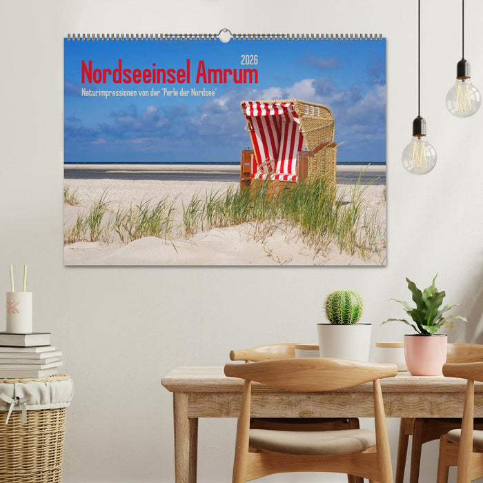 Nordseeinsel Amrum (CALVENDO Wandkalender 2026)