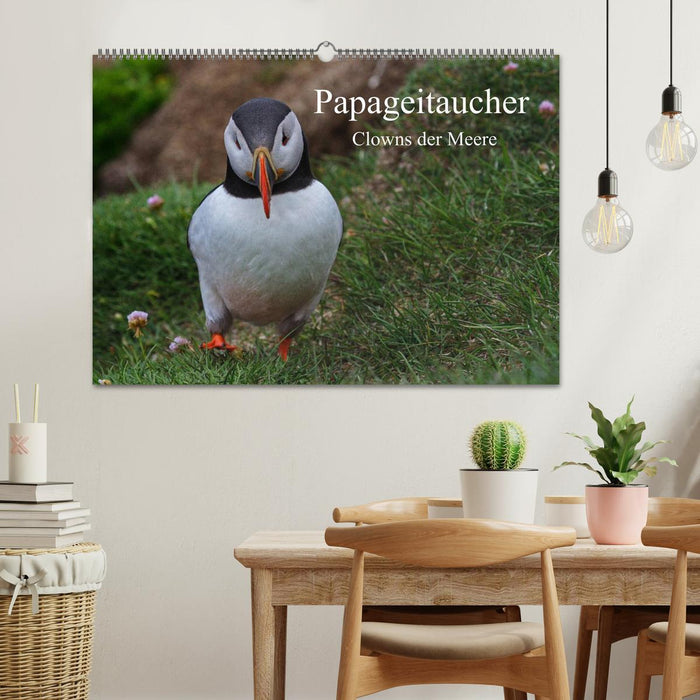 Papageitaucher Clowns der Meere (CALVENDO Wandkalender 2026)