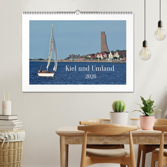 Kiel und Umland (CALVENDO Wandkalender 2026)
