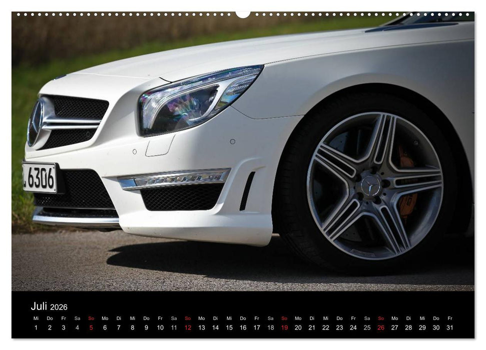 Mercedes-Benz SL 63 AMG (CALVENDO Premium Wandkalender 2026)