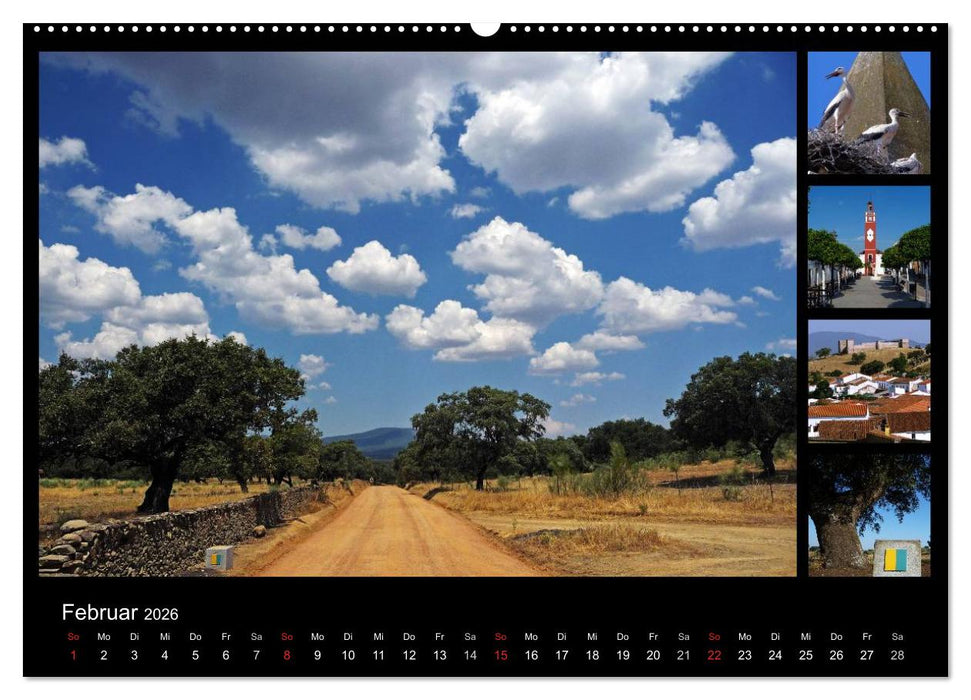 Via de la Plata - auf dem Jakobsweg von Sevilla nach Santiago (CALVENDO Premium Wandkalender 2026)