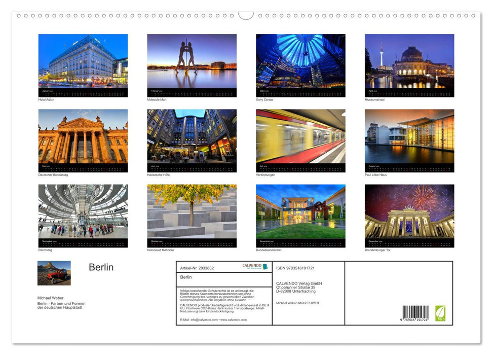 Berlin (CALVENDO Wandkalender 2026)