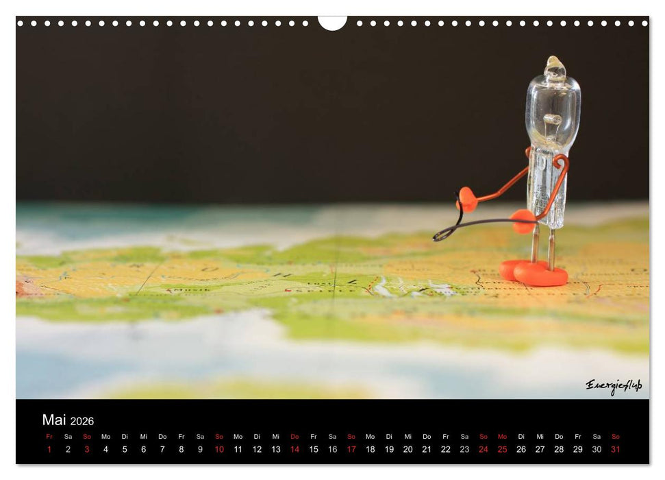 Bernie Blitz - Eine Birne sucht Erleuchtung (CALVENDO Wandkalender 2026)