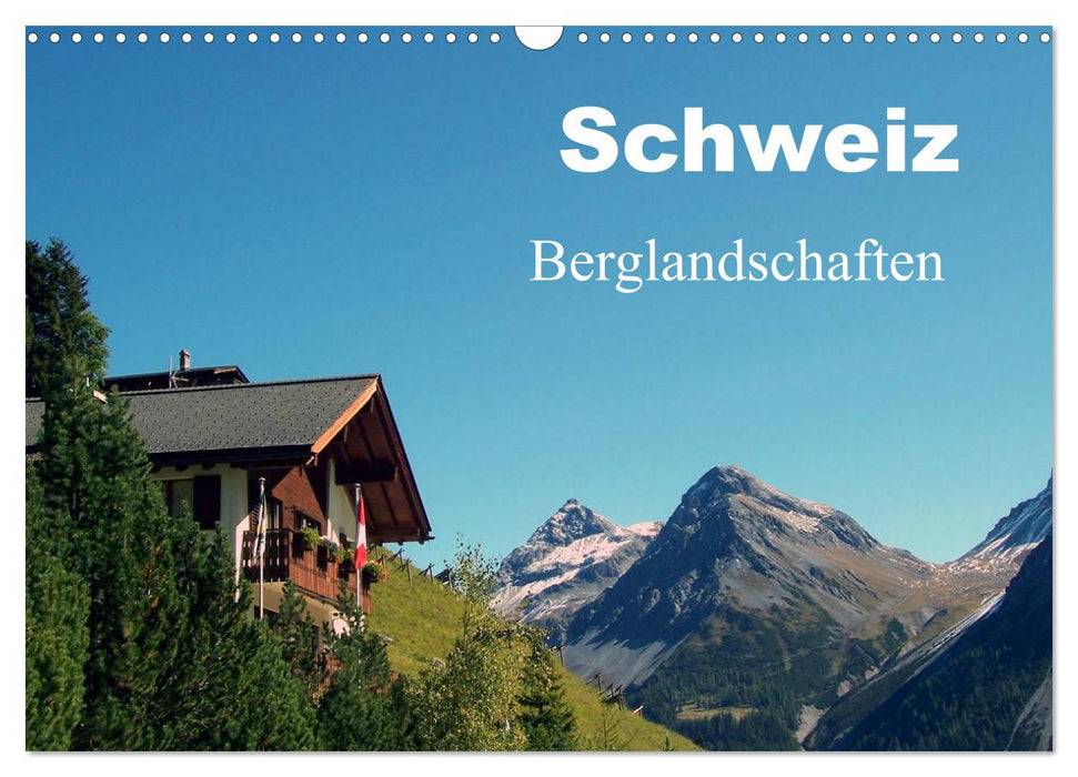 Schweiz - Berglandschaften (CALVENDO Wandkalender 2026)