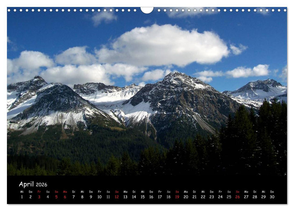Schweiz - Berglandschaften (CALVENDO Wandkalender 2026)