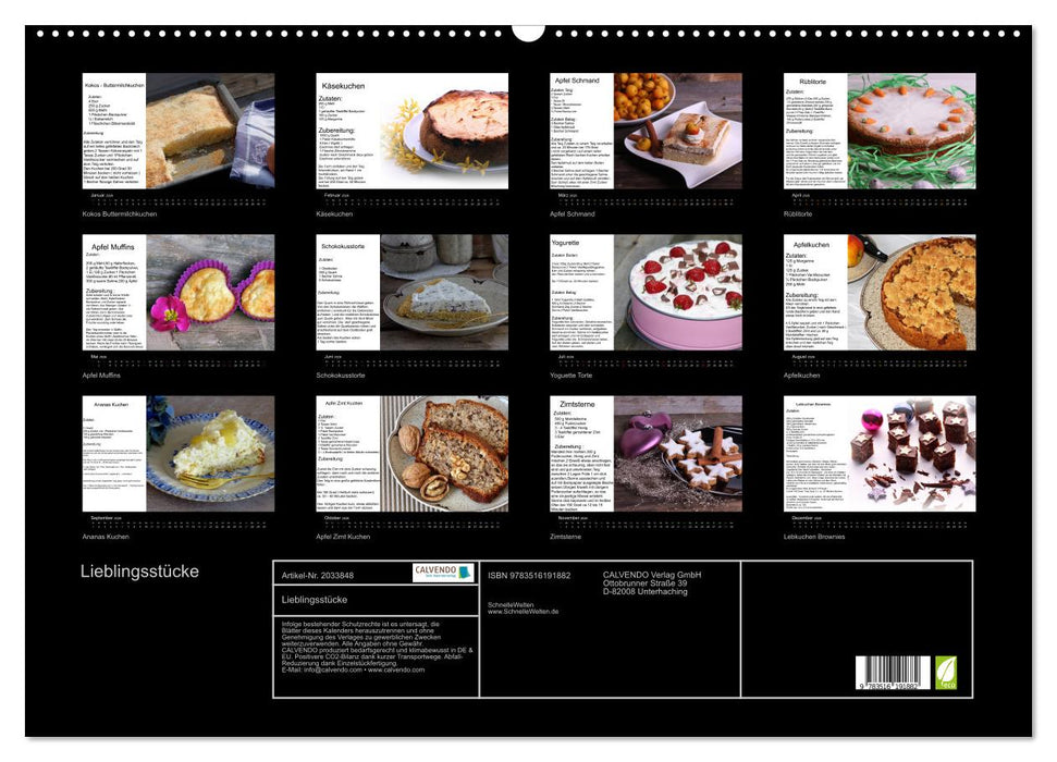 Lieblingsstücke (CALVENDO Wandkalender 2026)