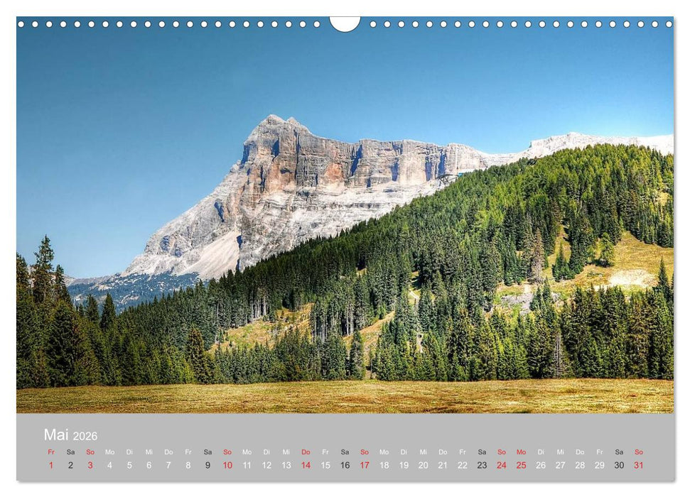 Giganten der Dolomiten - Die Dreitausender (CALVENDO Wandkalender 2026)