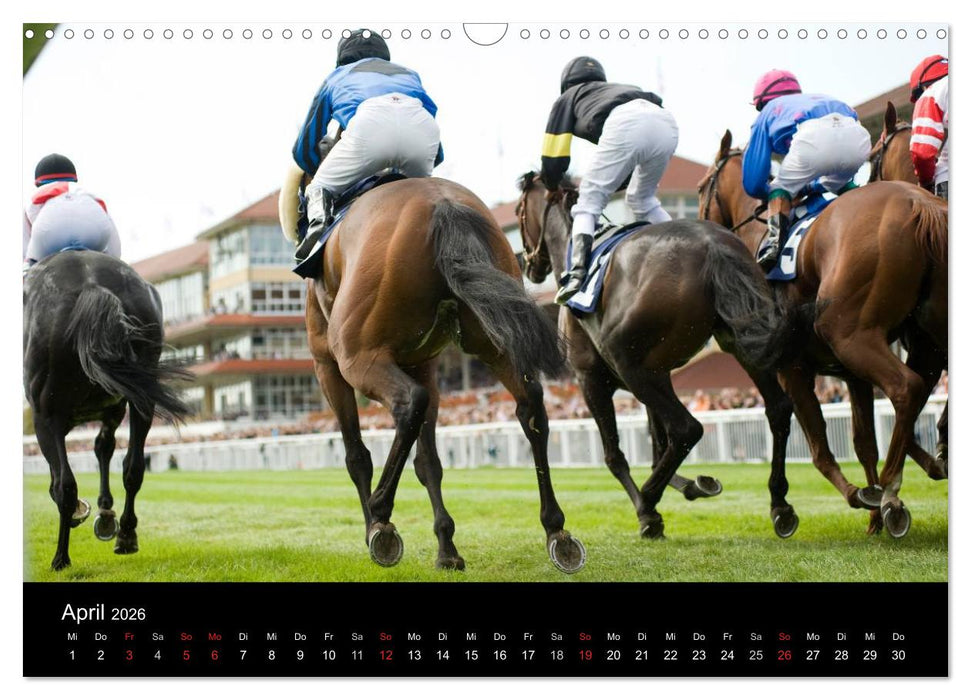 Faszination Galopprennen in Baden-Baden (CALVENDO Wandkalender 2026)