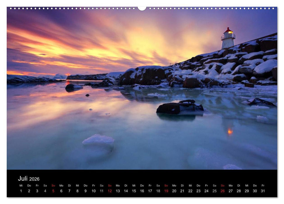 Norwegen (CALVENDO Premium Wandkalender 2026)