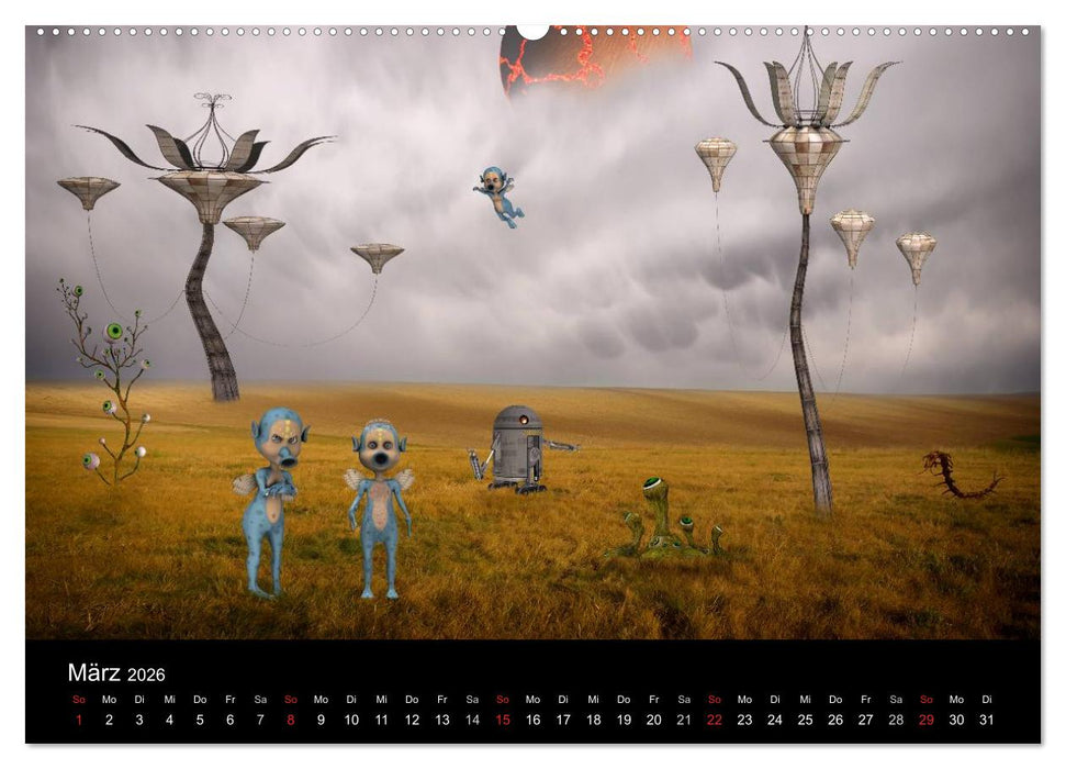 Märchenhaftes für Kinder (CALVENDO Premium Wandkalender 2026)