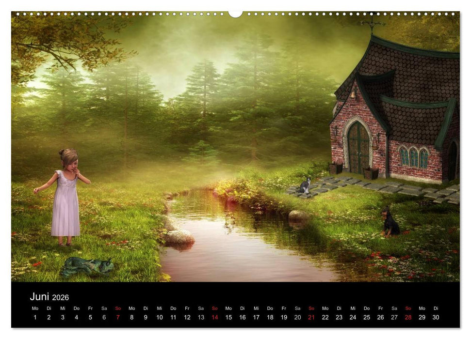 Märchenhaftes für Kinder (CALVENDO Premium Wandkalender 2026)