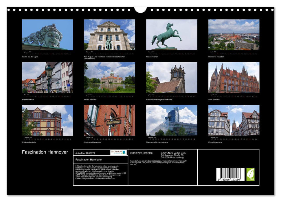 Faszination Hannover (CALVENDO Wandkalender 2026)