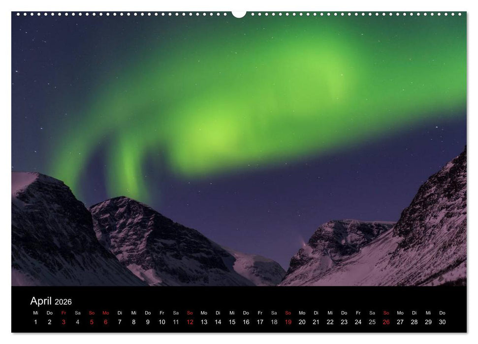 Nordlichter (CALVENDO Wandkalender 2026)
