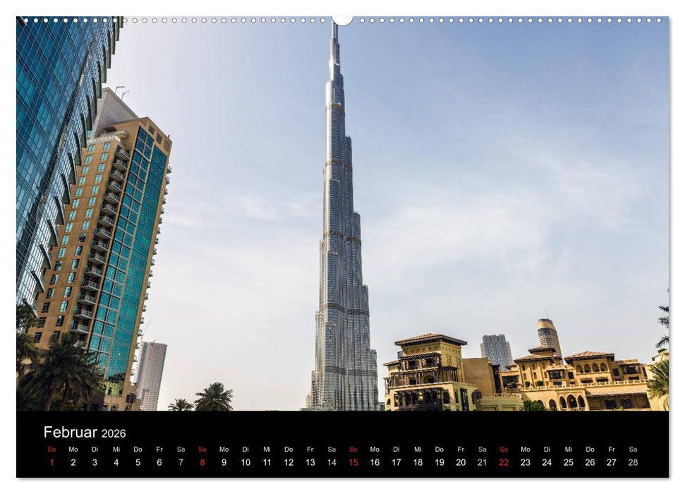 Faszination Dubai (CALVENDO Premium Wandkalender 2026)