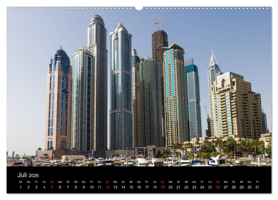 Faszination Dubai (CALVENDO Premium Wandkalender 2026)