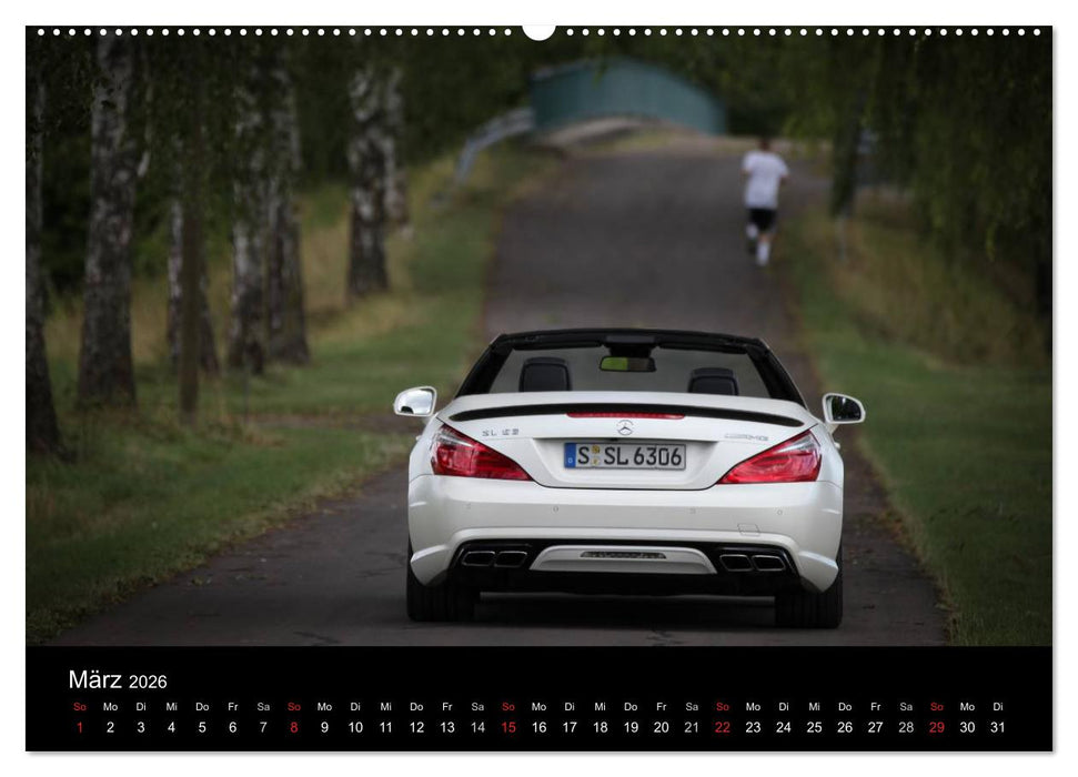 Mercedes-Benz SL 63 AMG (CALVENDO Wandkalender 2026)
